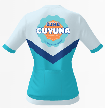Custom Cycling Jersey Blue