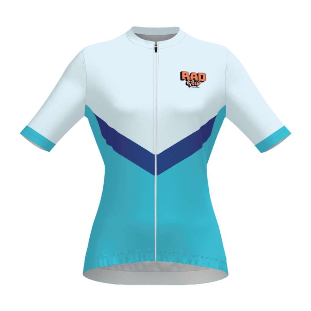 Custom Cycling Jersey Blue
